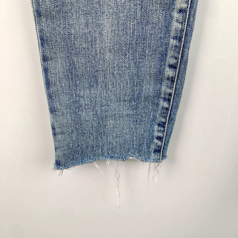 Saint Laurent Paris Saint Laurent Blue worn-out ripped cotton casual denim pant Size US 30 / EU 46 - 4 Thumbnail