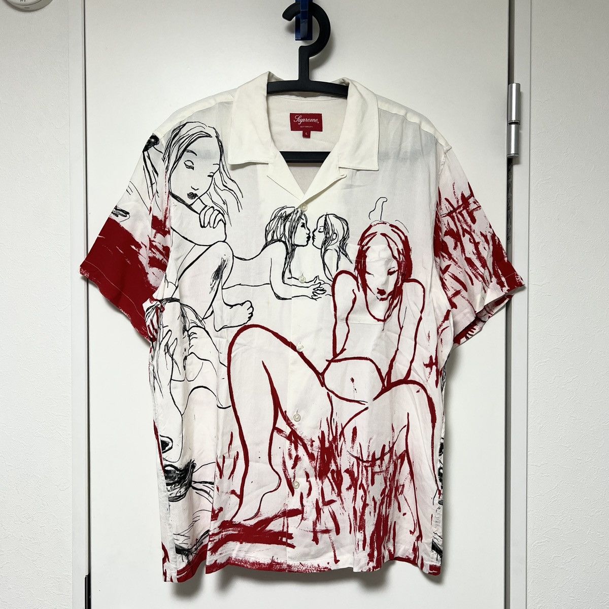 Supreme Rita Ackermann Rayon S/S Shirt | Grailed