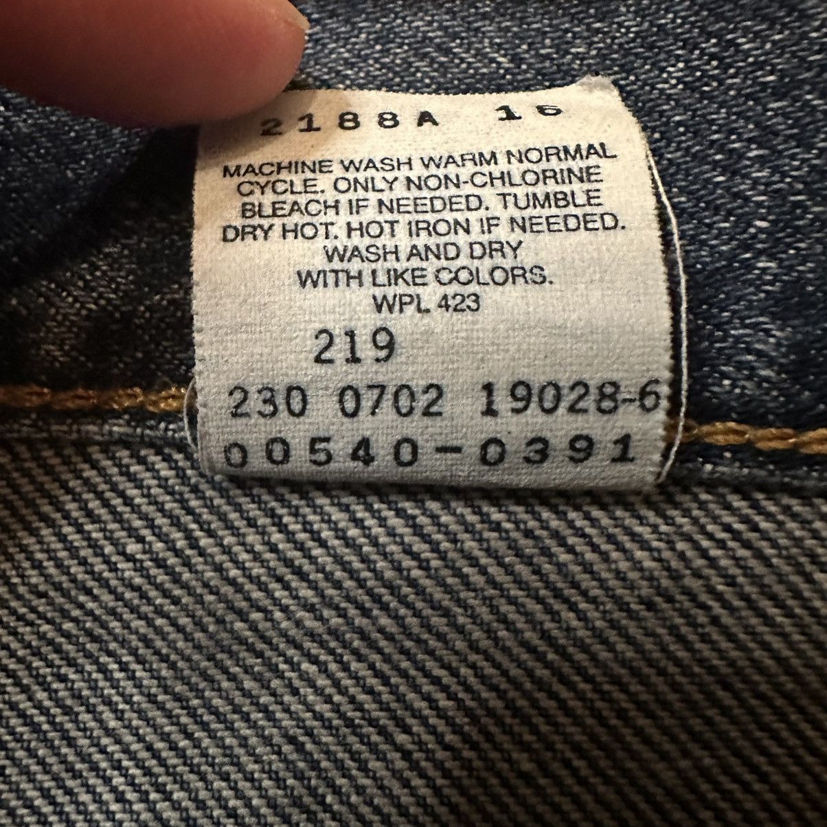 Levi's Vintage Y2K Levis 540 Relaxed Fit Bronze Tab Blue Jeans Size US 36 / EU 52 - 9 Thumbnail