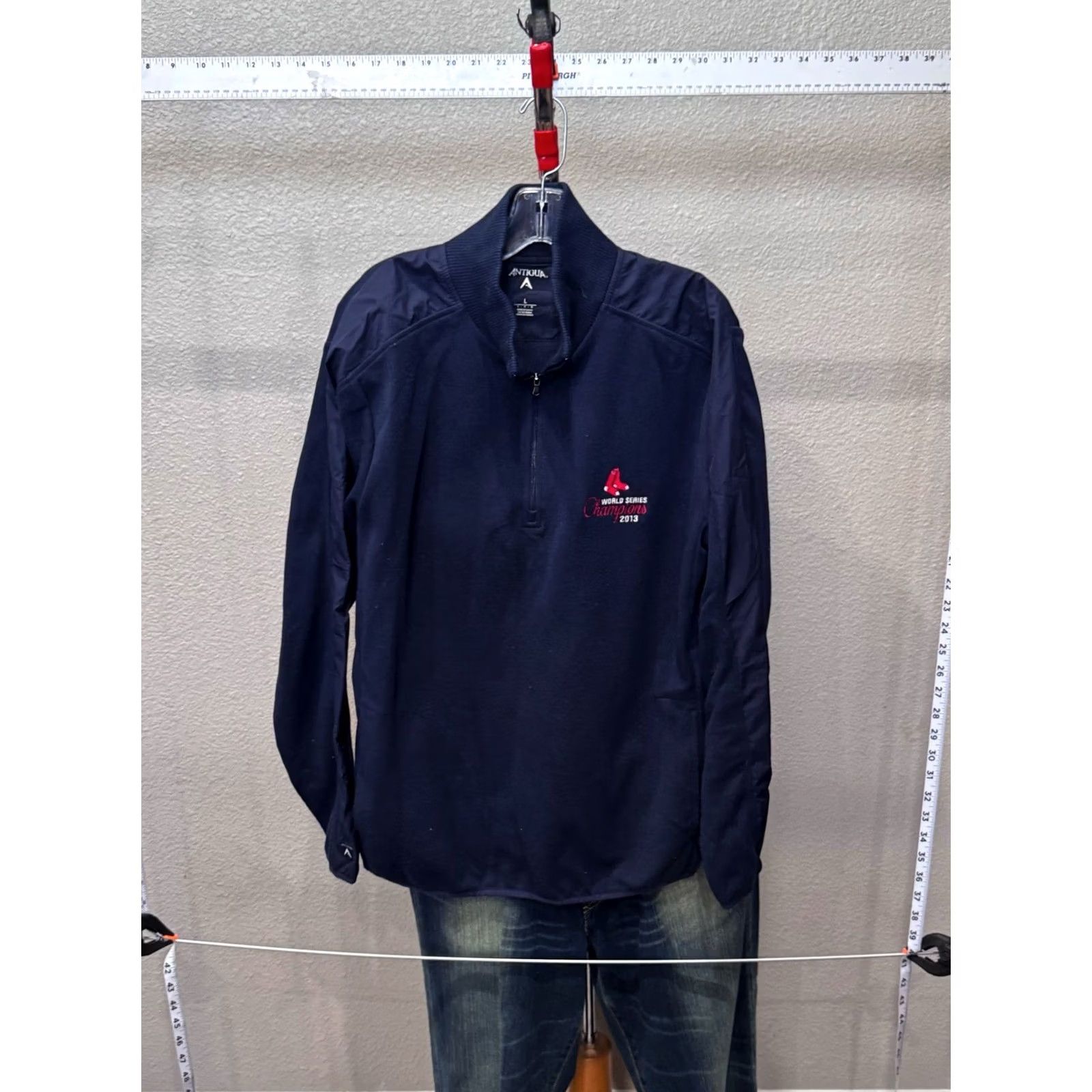 Champion Antigua Boston Red Sox Champion Zip SWEATER Large L Shirt Mens Multicolor 90s Baseball Fans Size US L / EU 52-54 / 3 - 2 Thumbnail