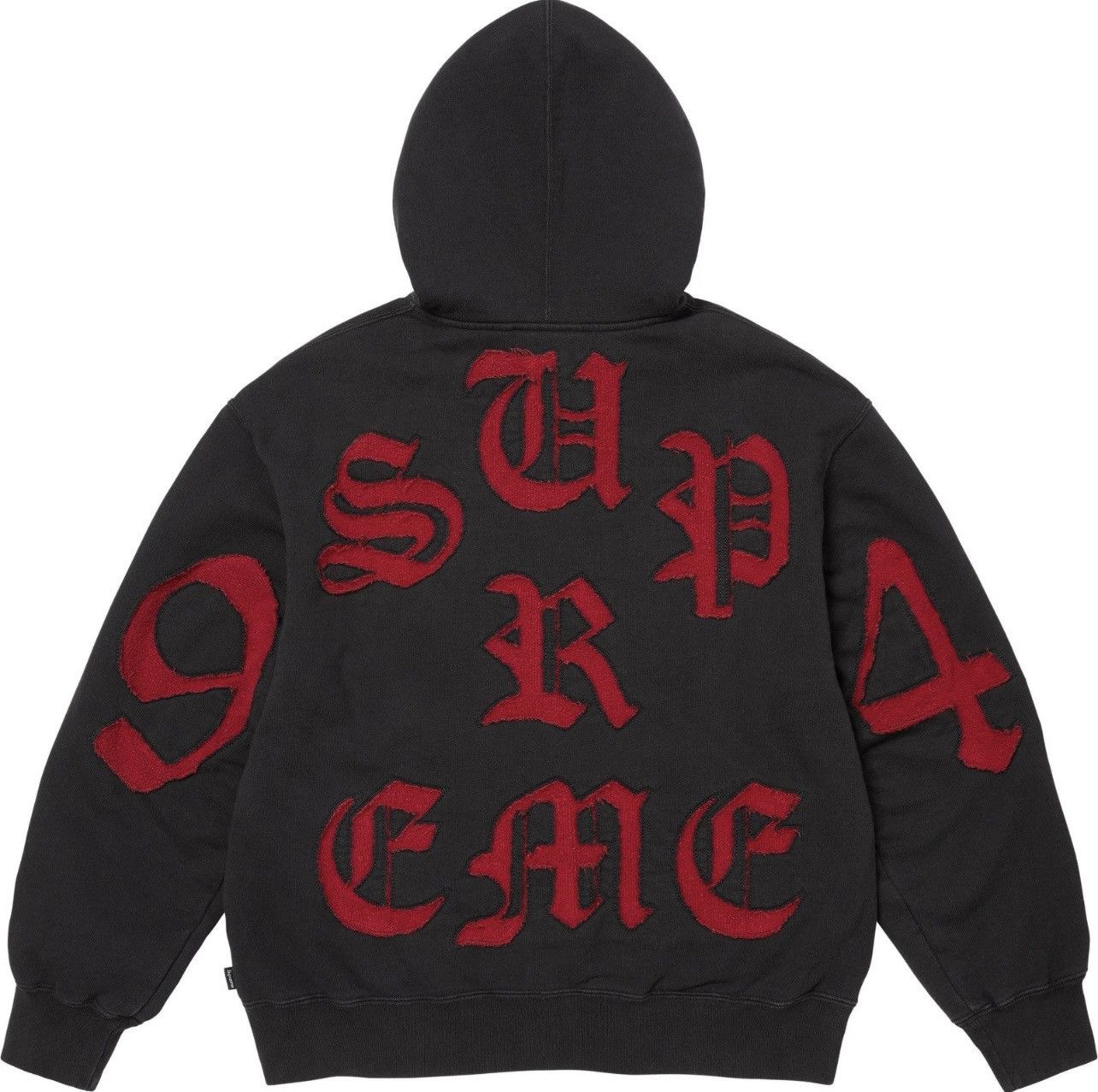 Supreme CUTOUT LETTERS HOODED SWEATSHIRT | Grailed