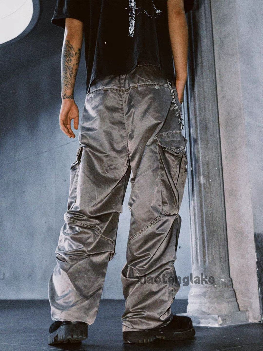 Vintage xtl military outdoor tactical skate hiphop cargo pants Size US 34 / EU 50 - 5 Thumbnail