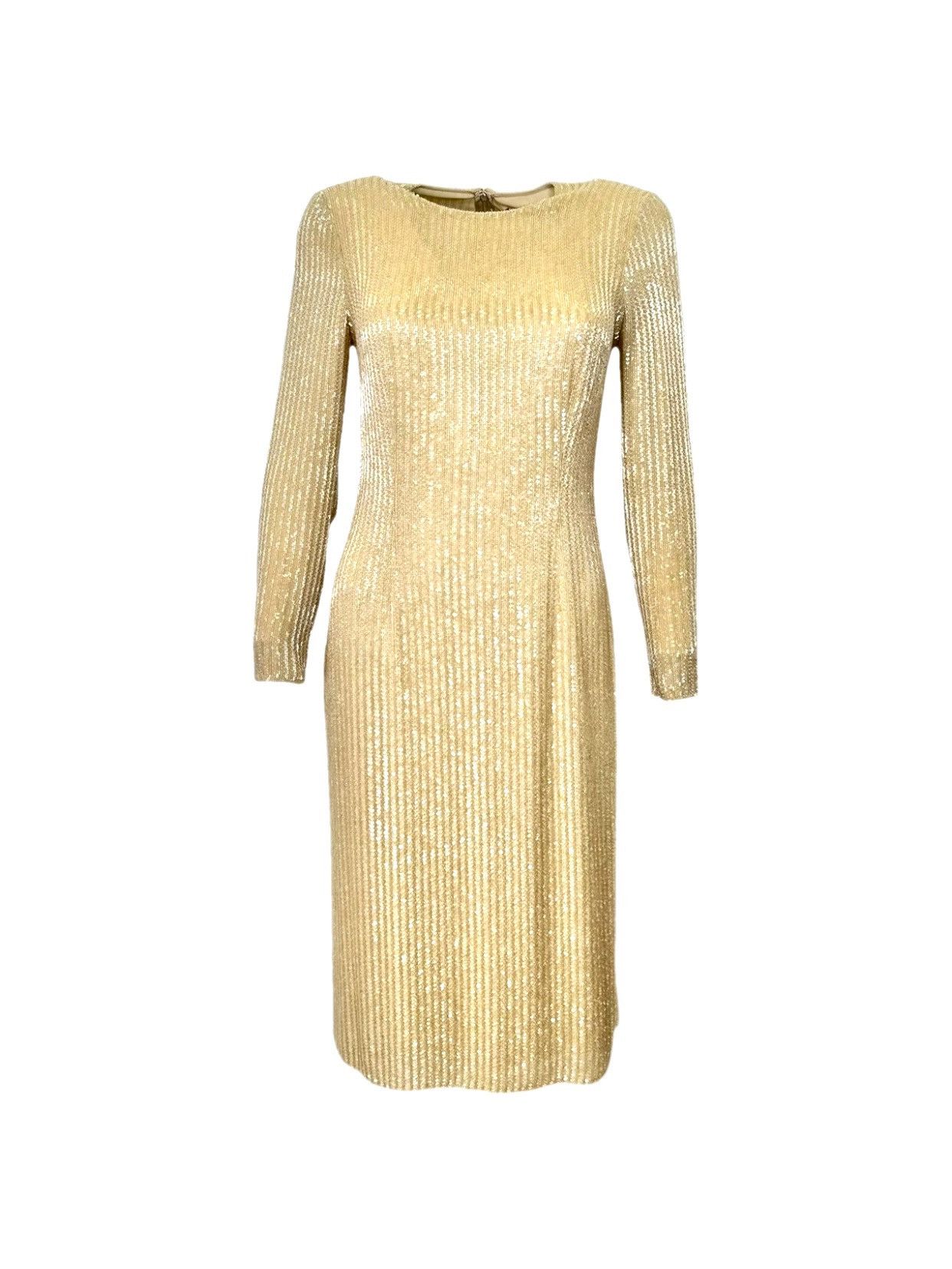 Ralph Lauren Purple Label Ralph Lauren Purple Label midi dress in sequined and beaded Size S / US 4 / IT 40 - 1 Thumbnail