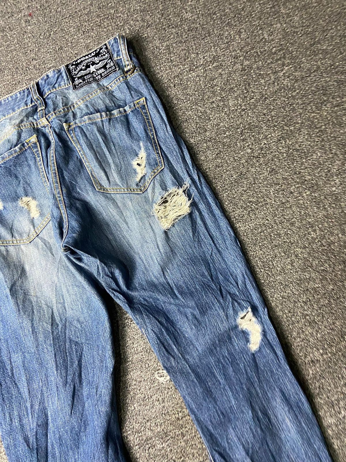 Japanese Brand Co&Lu Brand Distressed Denim Ripped Jeans (158) Size US 32 / EU 48 - 2 Thumbnail