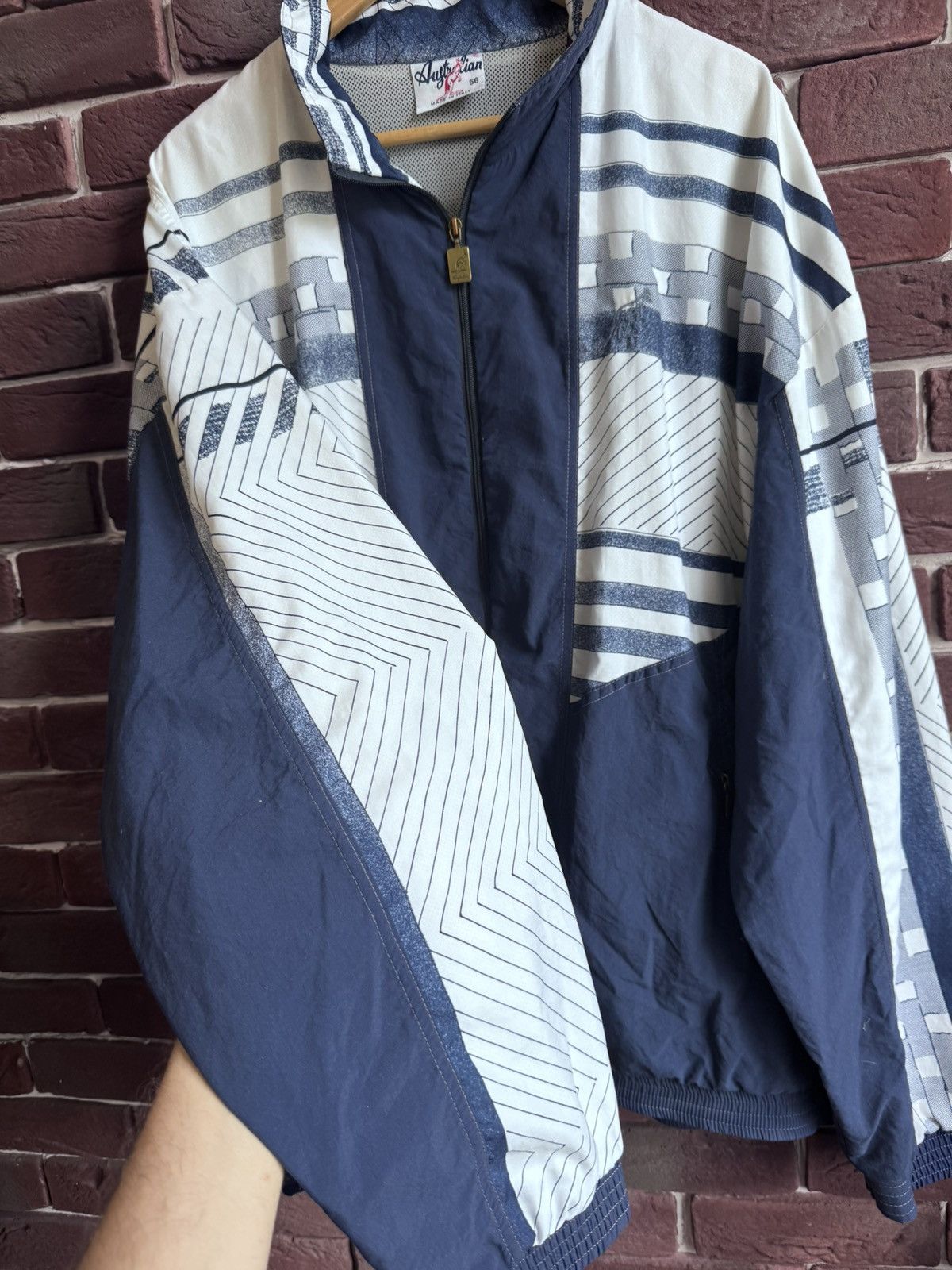 Vintage Vintage Australian 90s Tracksuit Jacket Grail Gabber Wear Size US XL / EU 56 / 4 - 9 Thumbnail