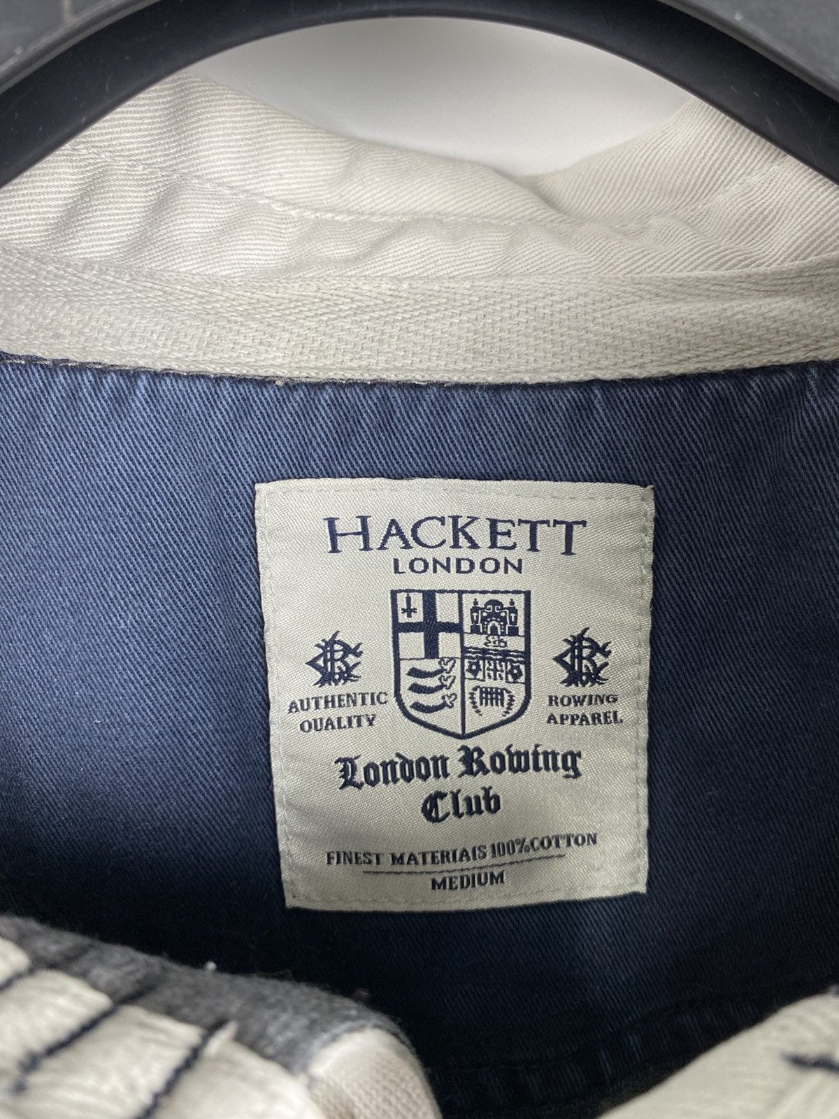 Hackett Hackett Collared Longsleeve Cotton Logos Men size M Size US M / EU 48-50 / 2 - 7 Thumbnail