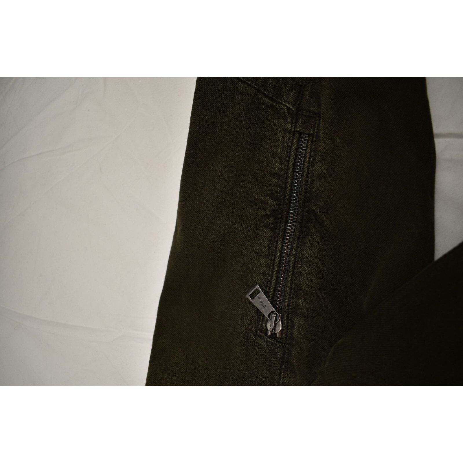 Lauren Ralph Lauren RALPH LAUREN OLIVE GREEN DENIM BUTTON CROPPED JACKET S $895 Size US S / EU 44-46 / 1 - 5 Thumbnail