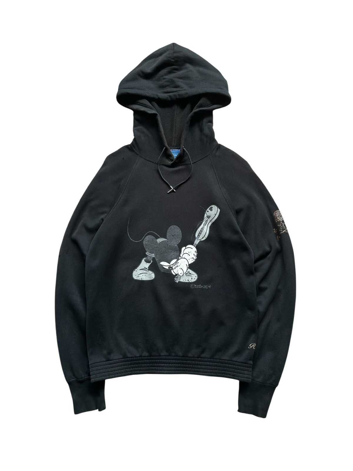 Roen ROEN Disney Mikey Black Hoodie | Grailed