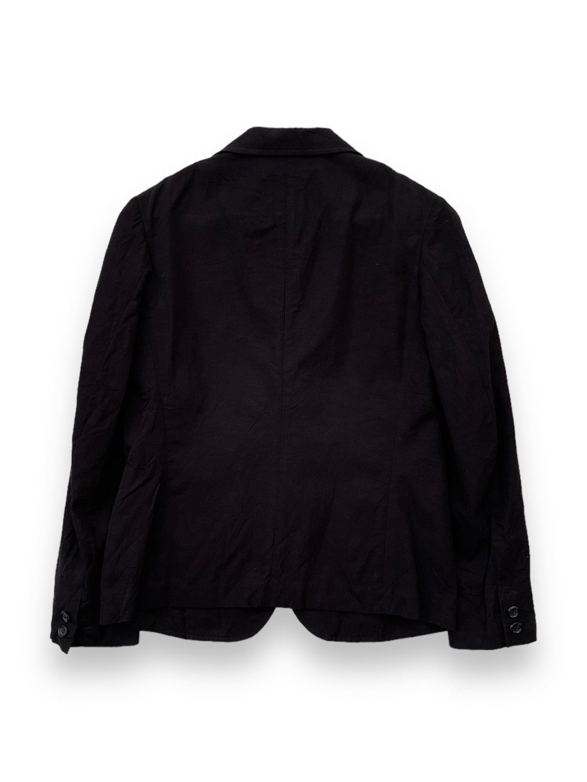 Yohji Yamamoto 🔥S/S 2004 Y's by Yohji Yamamoto Tailored Black Blazer Jacket Size S / US 4 / IT 40 - 3 Thumbnail