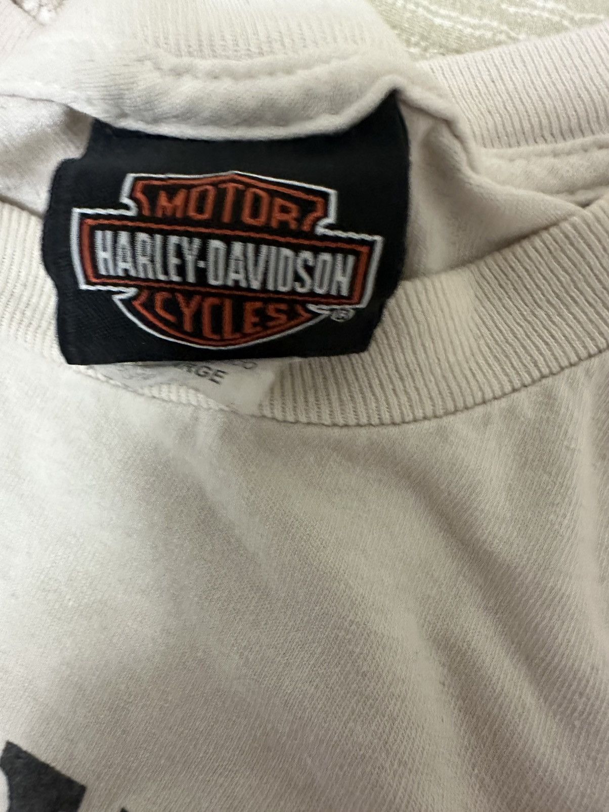 Harley Davidson Harley Davidson white cotton t-shirt Size US XXL / EU 58 / 5 - 3 Thumbnail