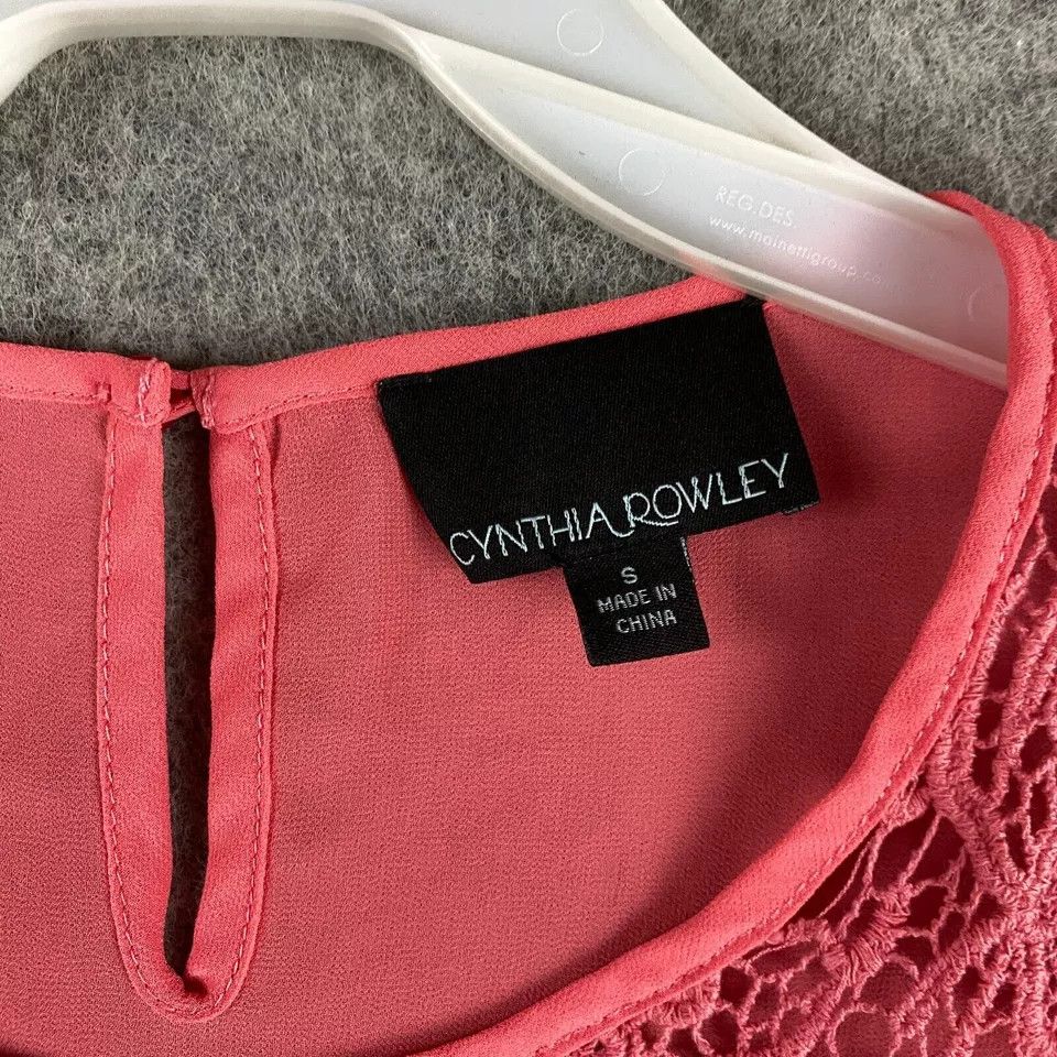 Cynthia Rowley Cynthia Rowley Tank Top Small Women's Pink 100% Cotton S Size S / US 4 / IT 40 - 3 Thumbnail
