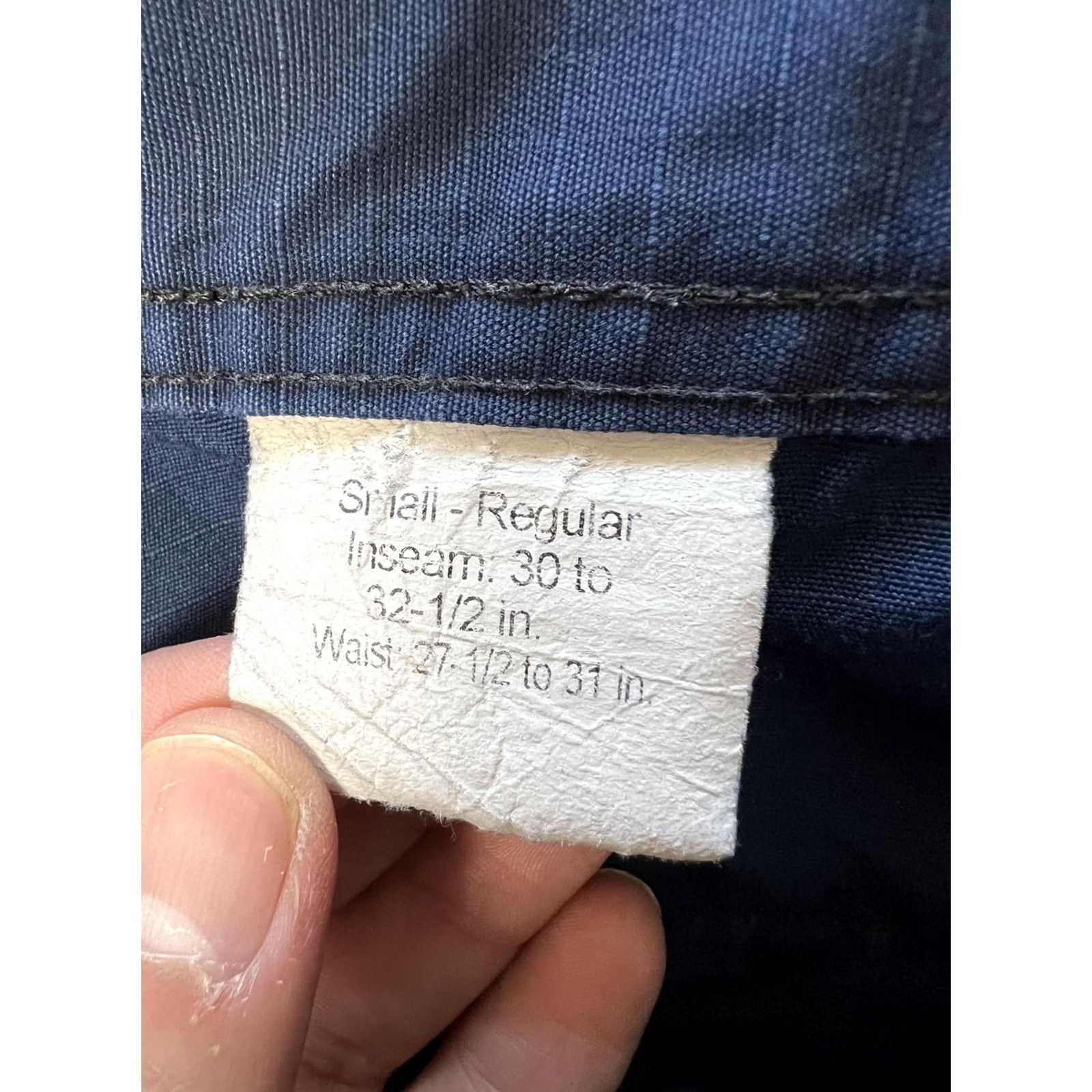 Vintage Excel Manufacturing Cargo Pants Mens Small Regular Blue ODU Workwear Uniform Pants Size US 29 - 4 Thumbnail