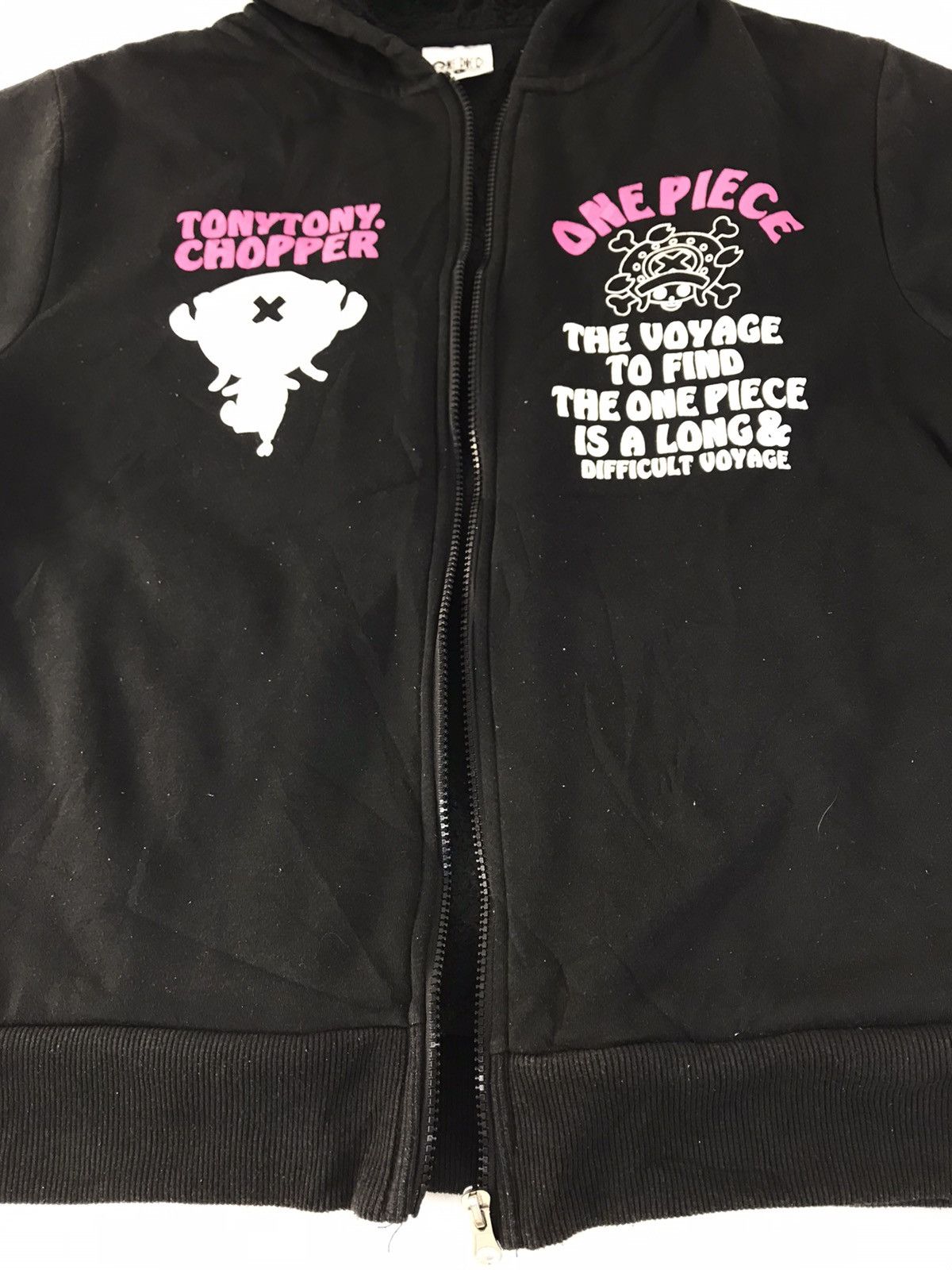 Anime One Piece Tony Chopper Pull Over Thick Hoodie Sherpa Inner Size L / US 10 / IT 46 - 5 Thumbnail