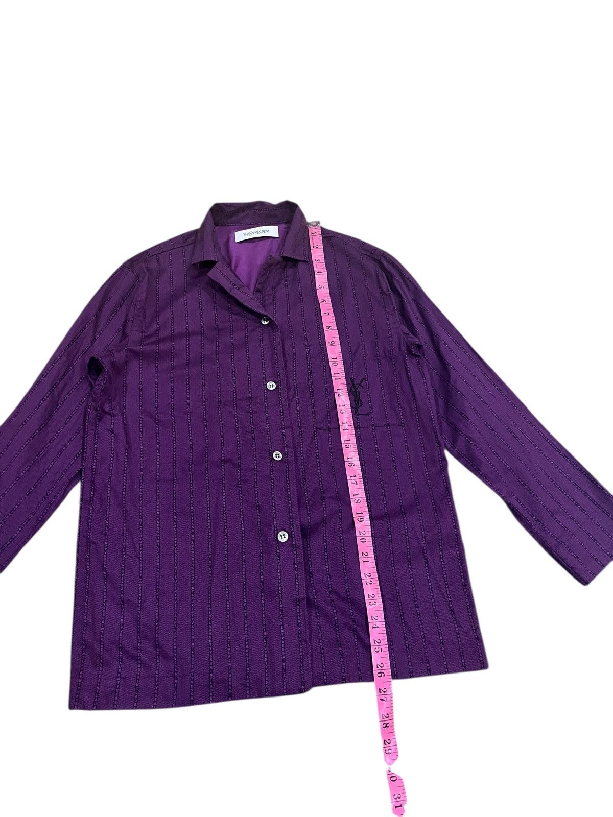 Yves Saint Laurent YvesSaintLaurent full print button upp Size M / US 6-8 / IT 42-44 - 11 Thumbnail