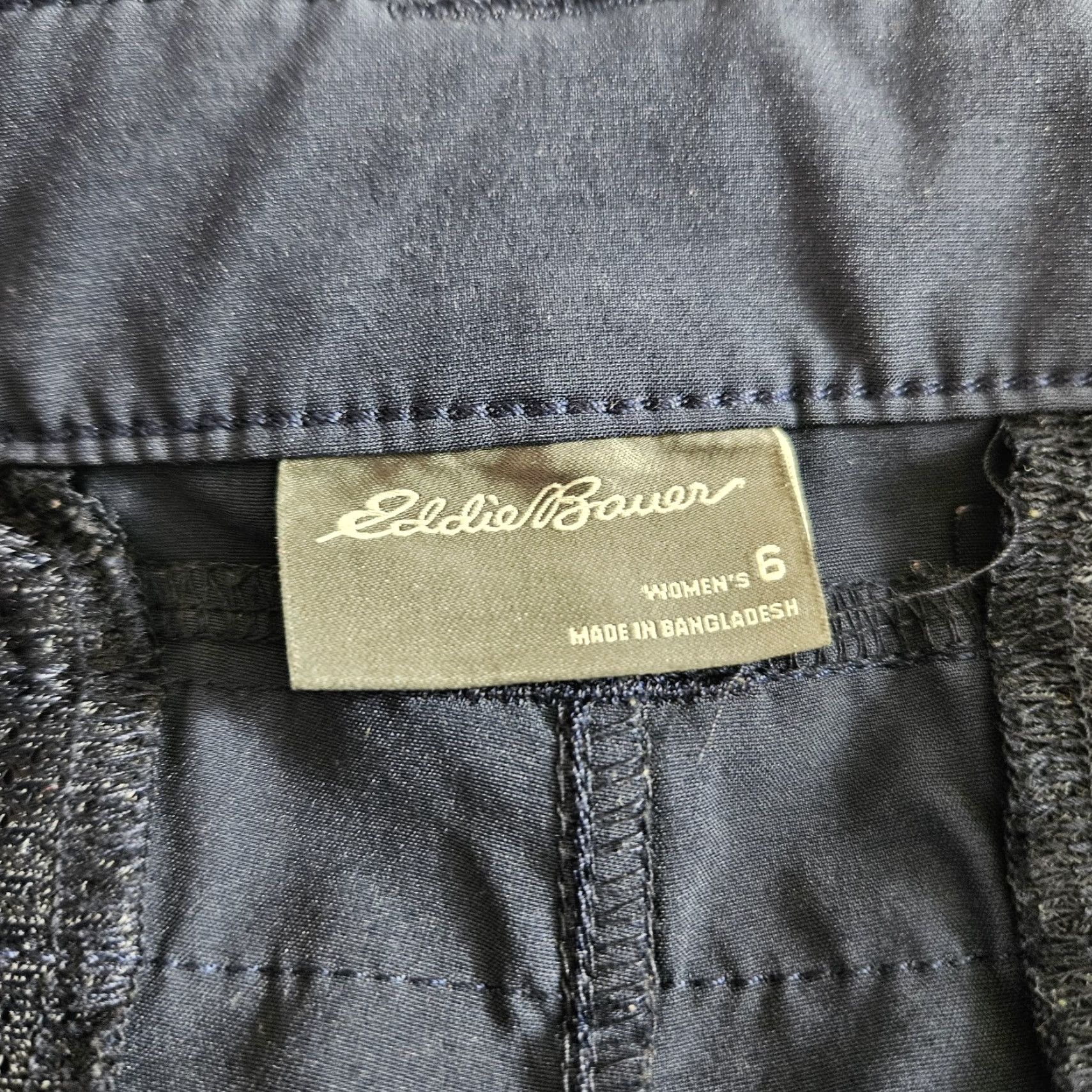Eddie Bauer Eddie Bauer Womens Cropped Cargo Pants Sz 6 Blue Mid Rise Size 28" / US 6 / IT 42 - 7 Thumbnail