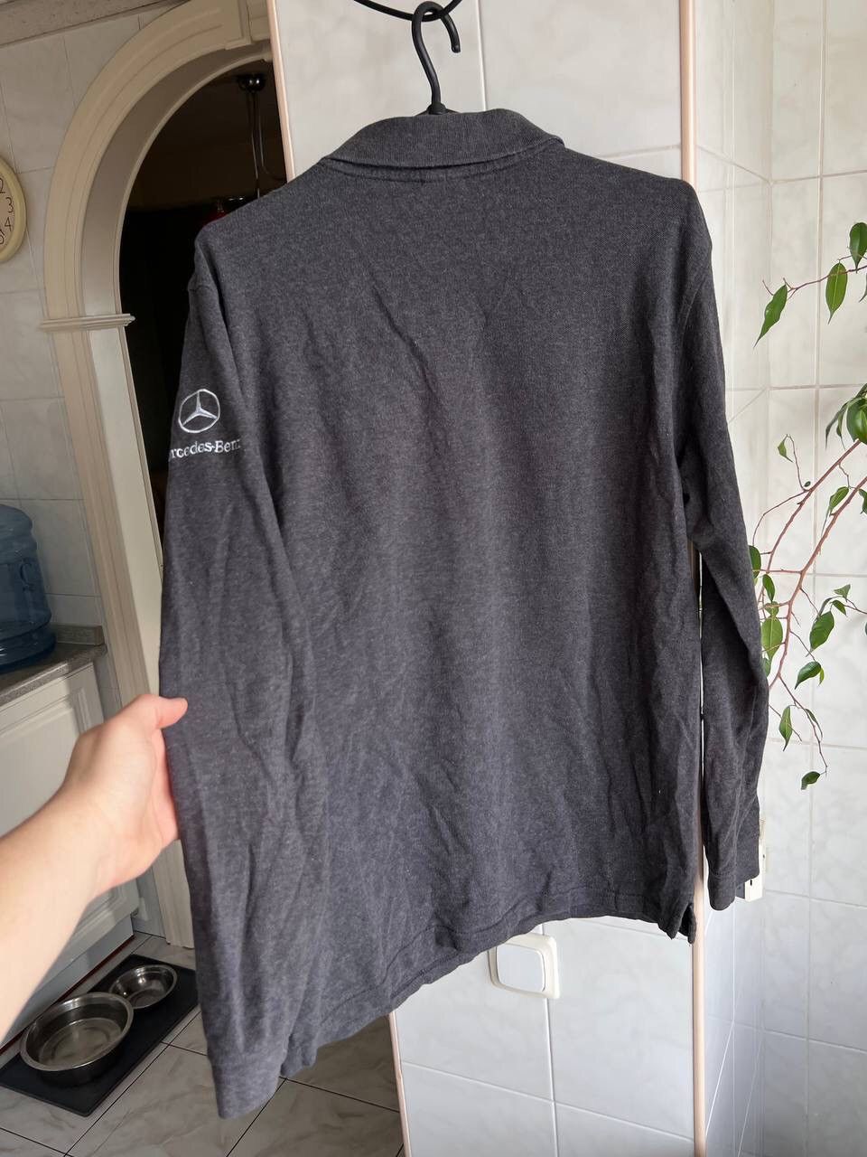 Mercedes-Benz × Vintage Vtg Mercedes Benz 212 Model Racing Longsleeve Polo Shirt M Size US M / EU 48-50 / 2 - 14 Thumbnail