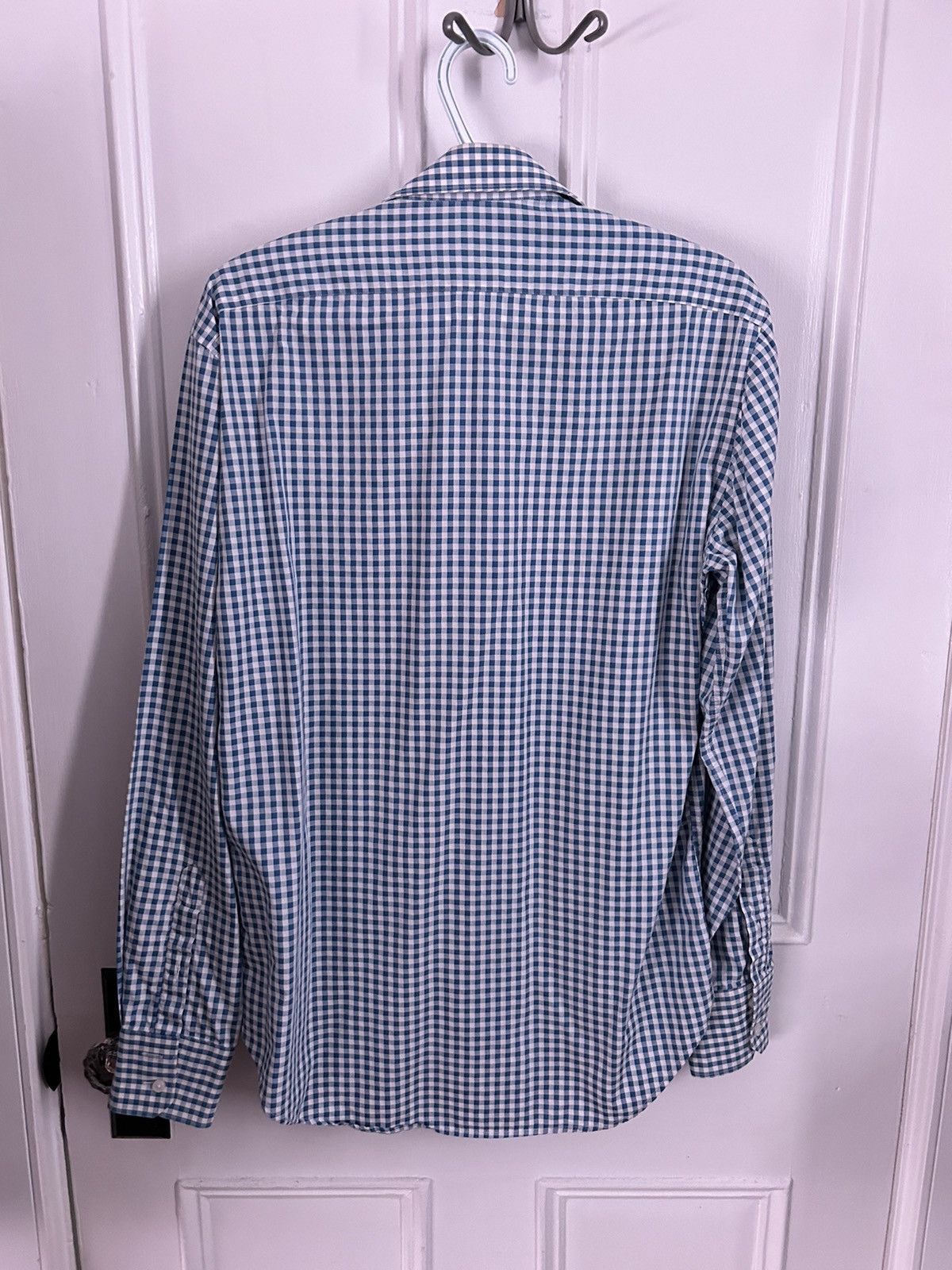 Zara Zara blue checkered dress shirt Size US L / EU 52-54 / 3 - 2 Thumbnail