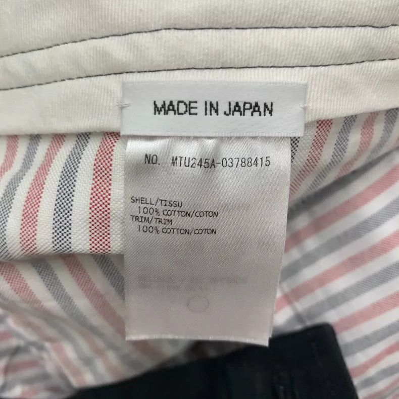 Thom Browne Thom browne Size1 Four-striped dark blue trousers Size US 29 - 4 Thumbnail