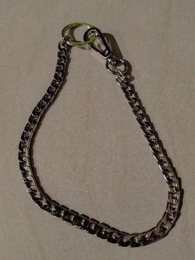 Jewelry 42CM Long Metal Keychain Wallet Size ONE SIZE - 3 Thumbnail