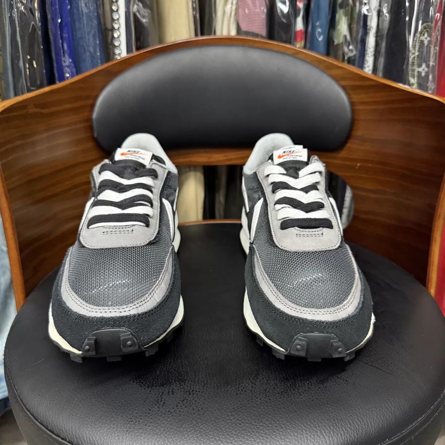 Sacai Sacai LDV Waffle Black & White 44.5 Like New Size US 11.5 / EU 44-45 - 2 Thumbnail