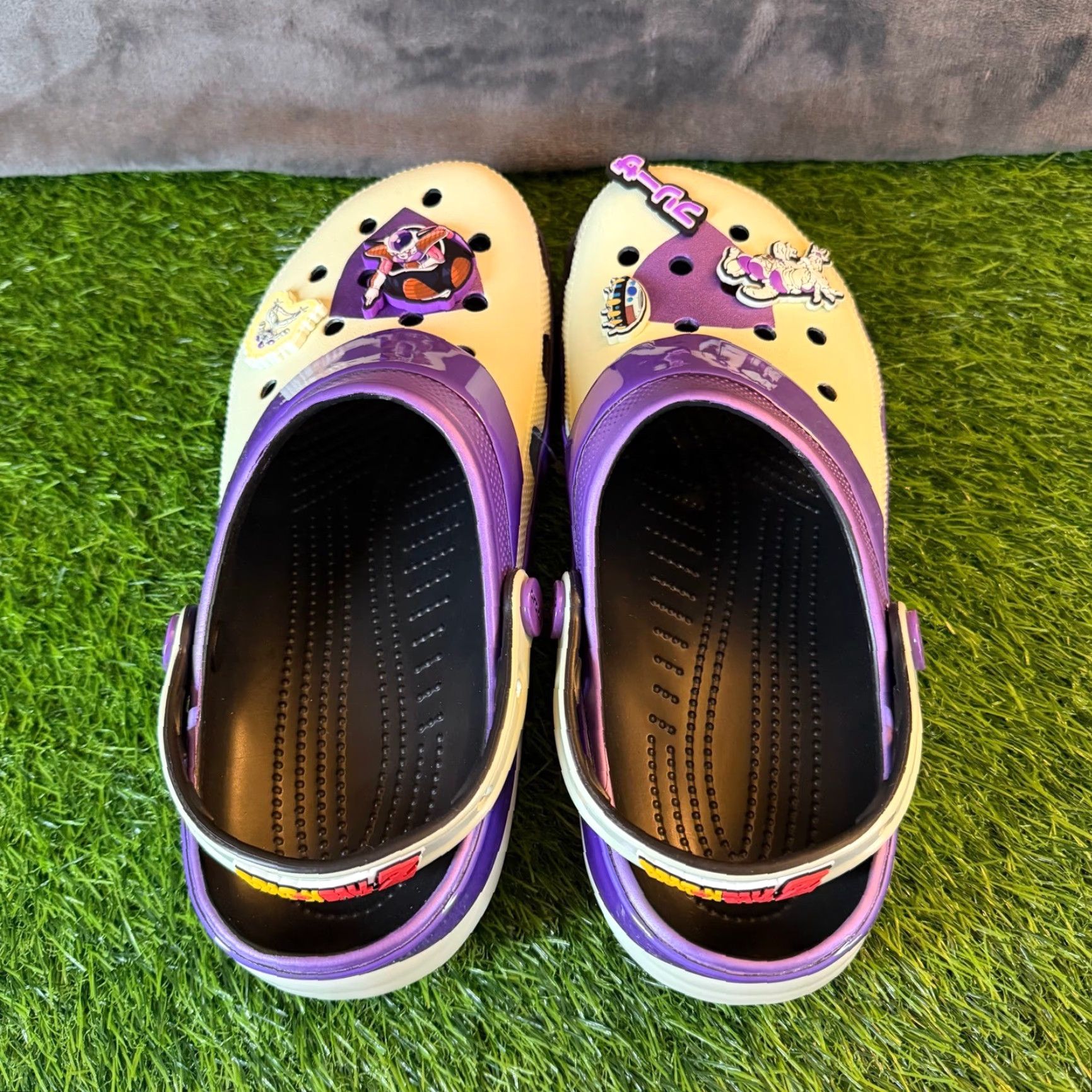 Crocs VINTAGE Dragon Ball Z Crocs Classic Clogs Purple Light Green Mens 10 Jibbitz Size US 10 / EU 43 - 6 Thumbnail