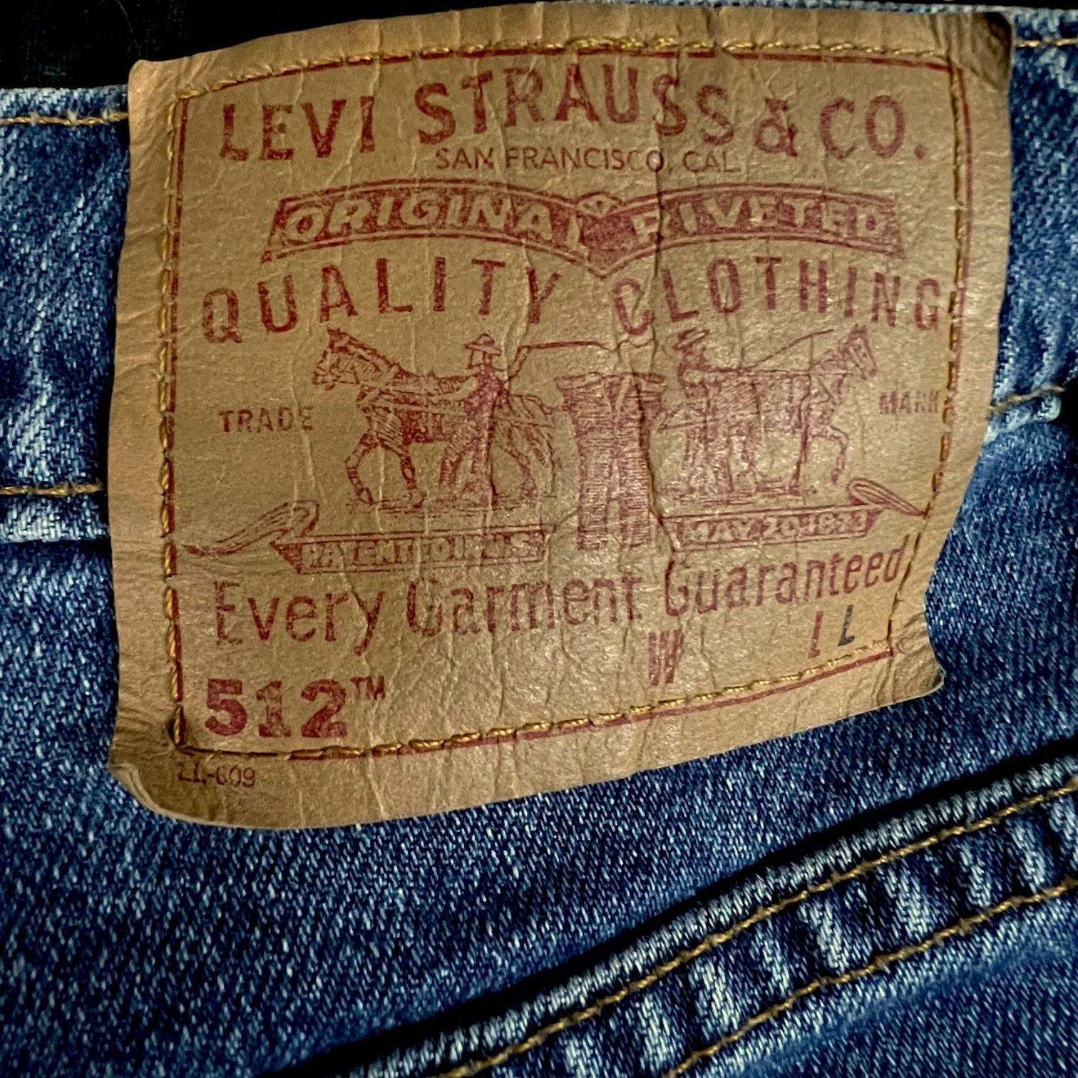 Levi's Vintage 90s Women's Levi's 512 Tapered Red Tab Jeans 12 L Size 34" / US 12 / IT 48 - 5 Thumbnail
