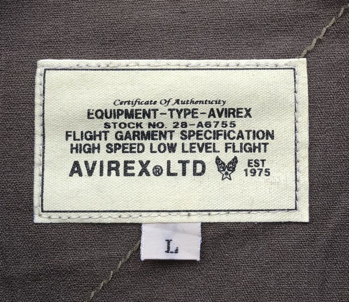 Avirex AVIREX 6185085 Cotton Flannel Military Utility Shirt Size US L / EU 52-54 / 3 - 13 Thumbnail