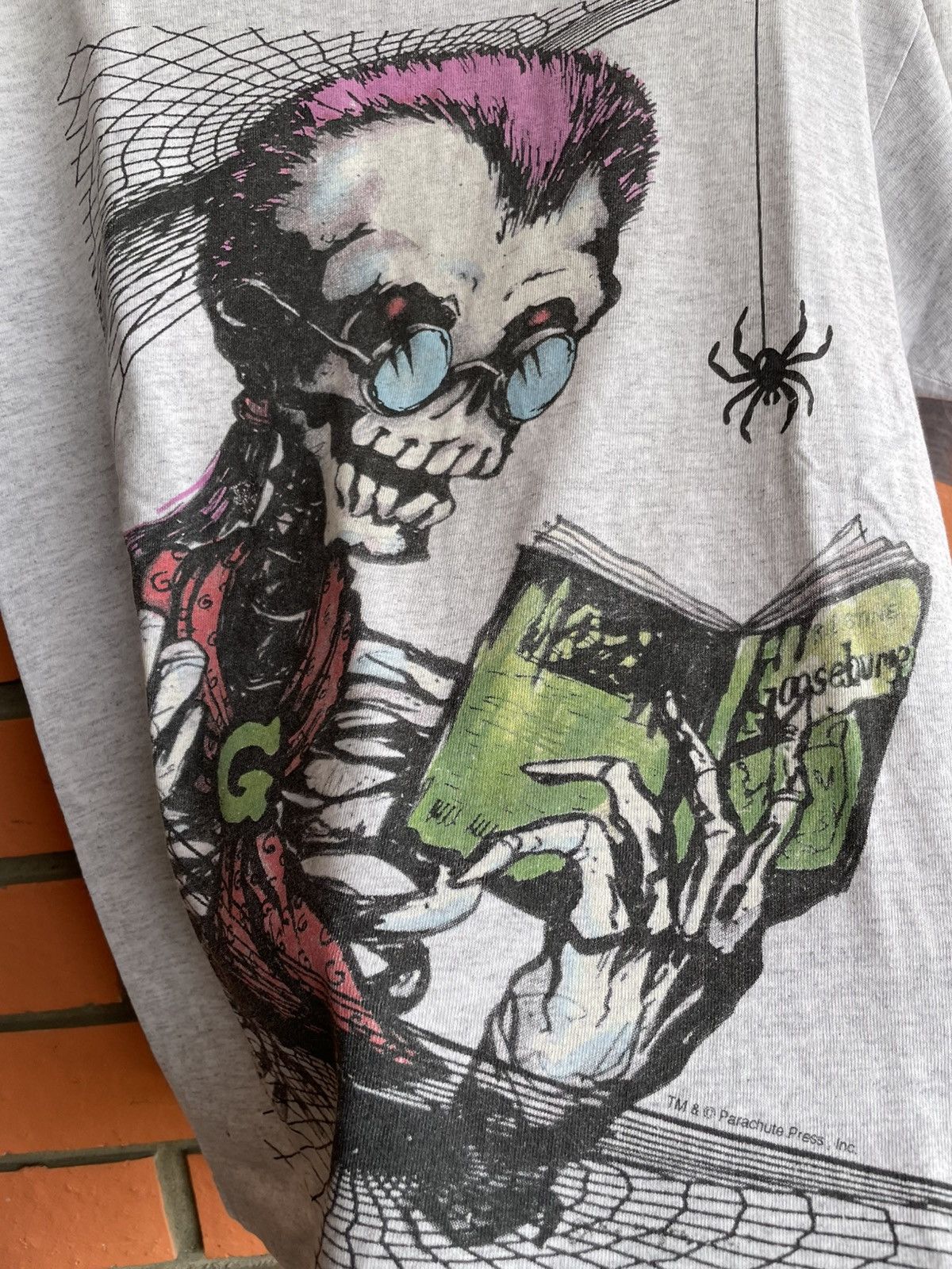 Expert Horror Vintage 90’s Goosebumps promo horror movie skeleton Boxy L Size US L / EU 52-54 / 3 - 10 Thumbnail