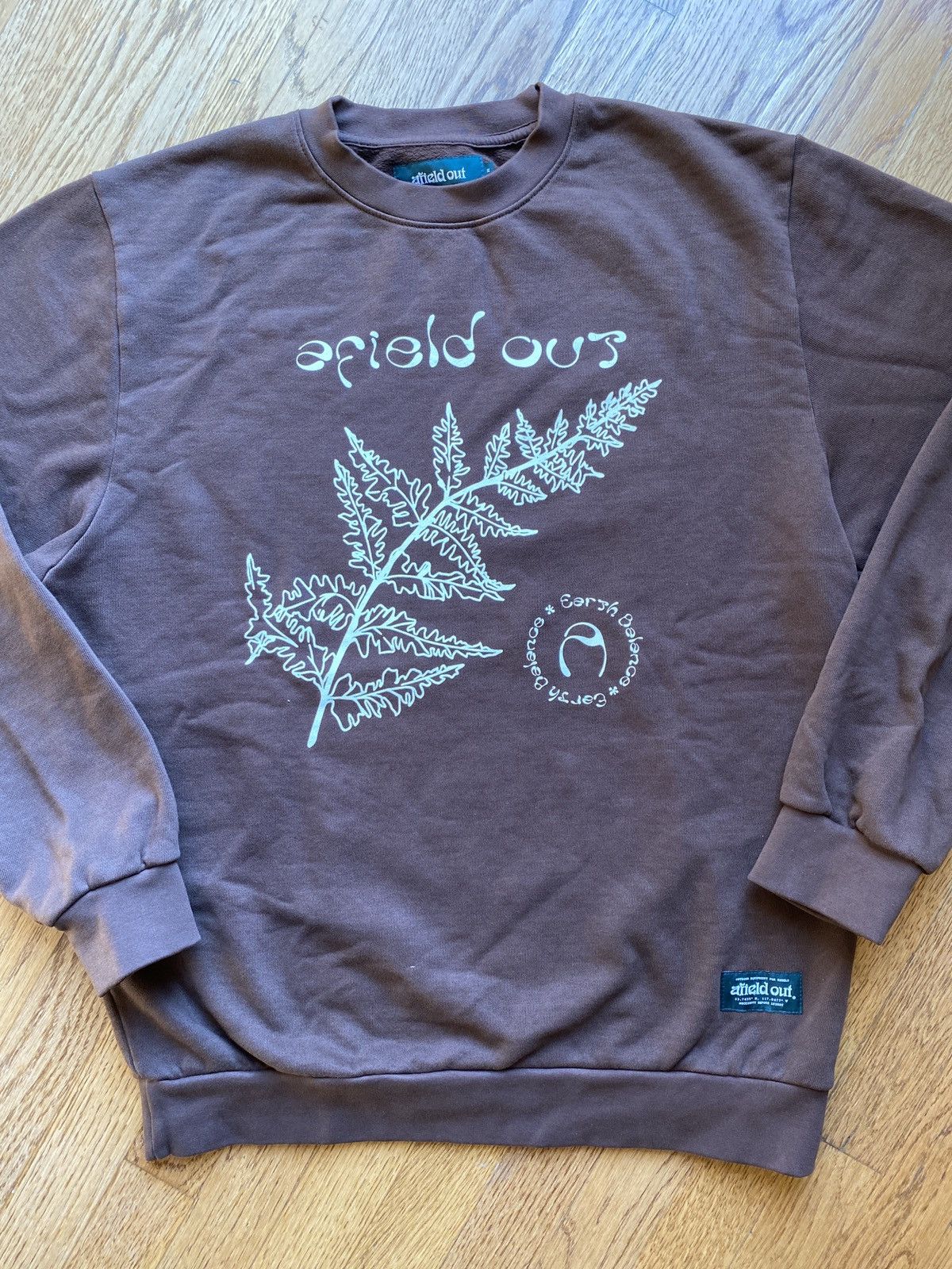 Afield Out Afield Out Brown Fern Crewneck Size US M / EU 48-50 / 2 - 3 Thumbnail