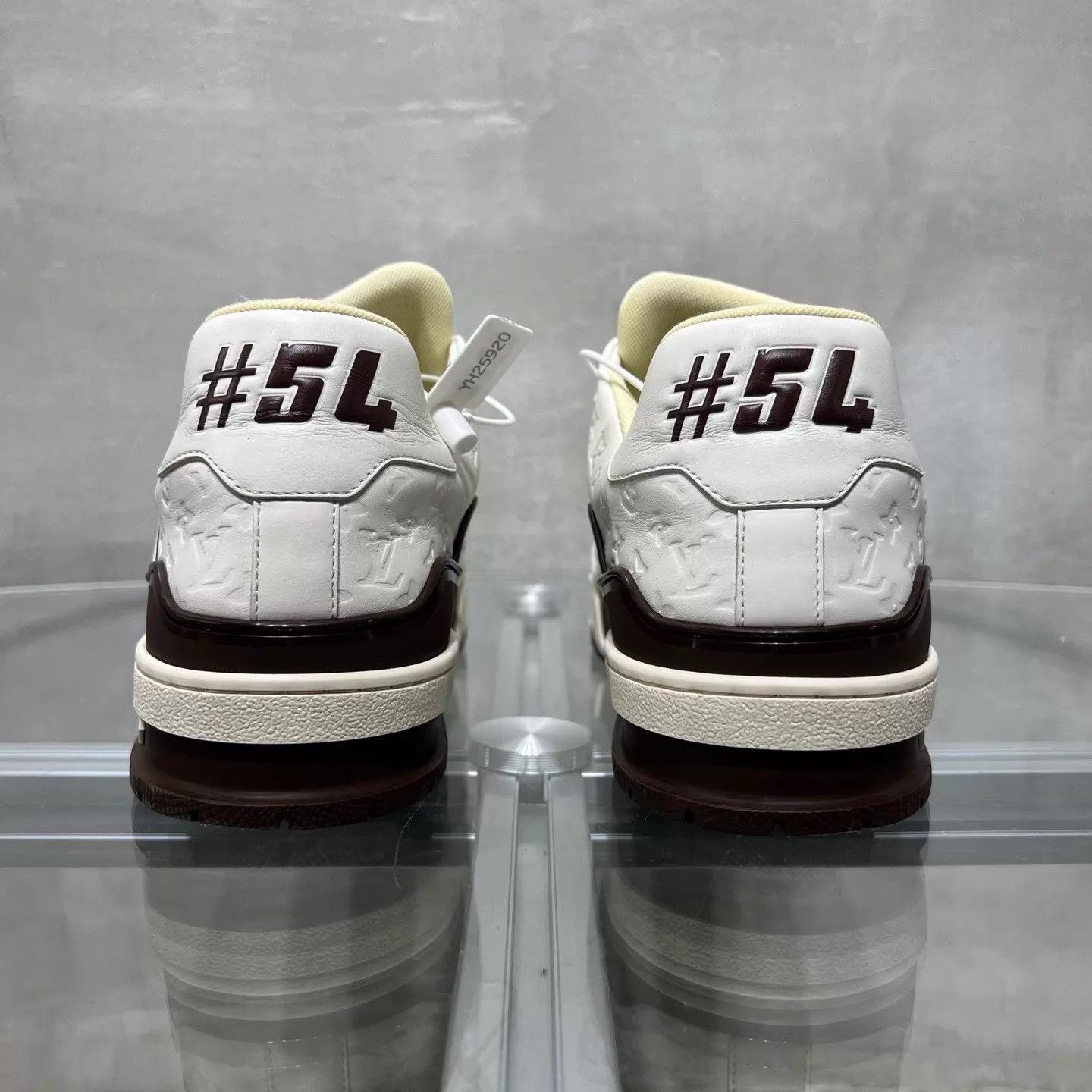 Louis Vuitton LV Trainer Tyler Cream 42.5 YH25919 Size US 9.5 / EU 42-43 - 6 Thumbnail