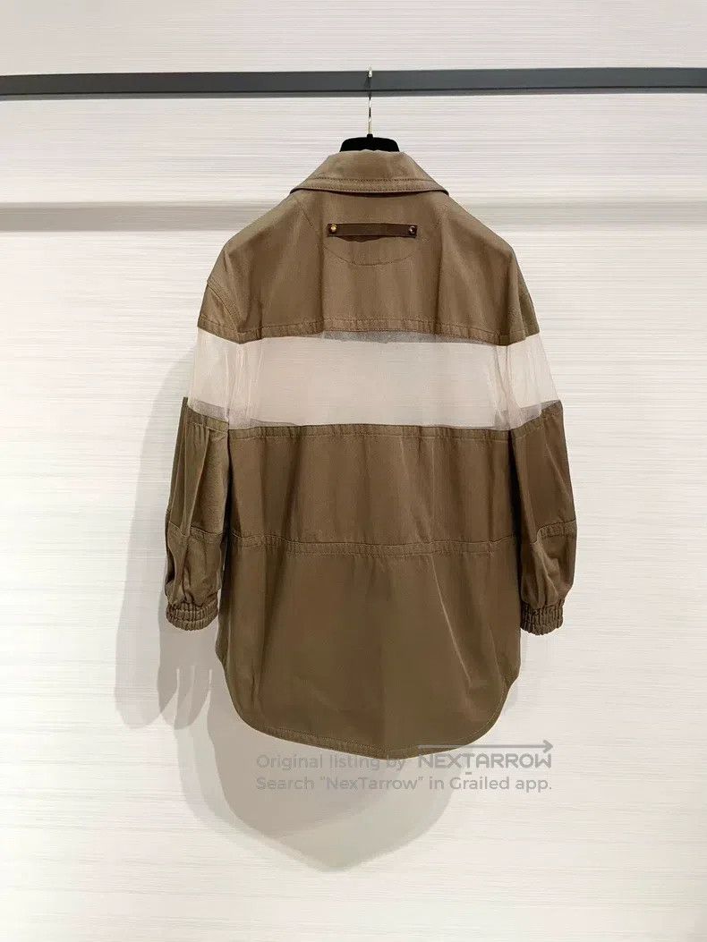 Fendi Fendi Loose Fit Net Patchwork Jacket Size XXS / US 00 / IT 34 - 2 Thumbnail