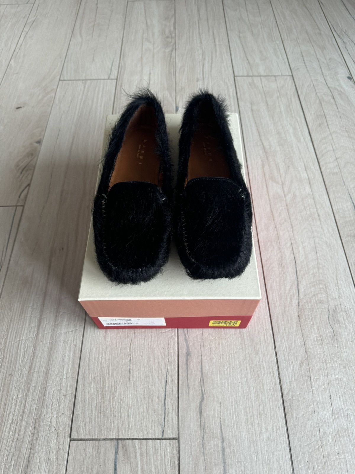 Marni !DS! Marni Black Calf-Hair Moc Loafers Size US 9 / EU 42 - 6 Thumbnail