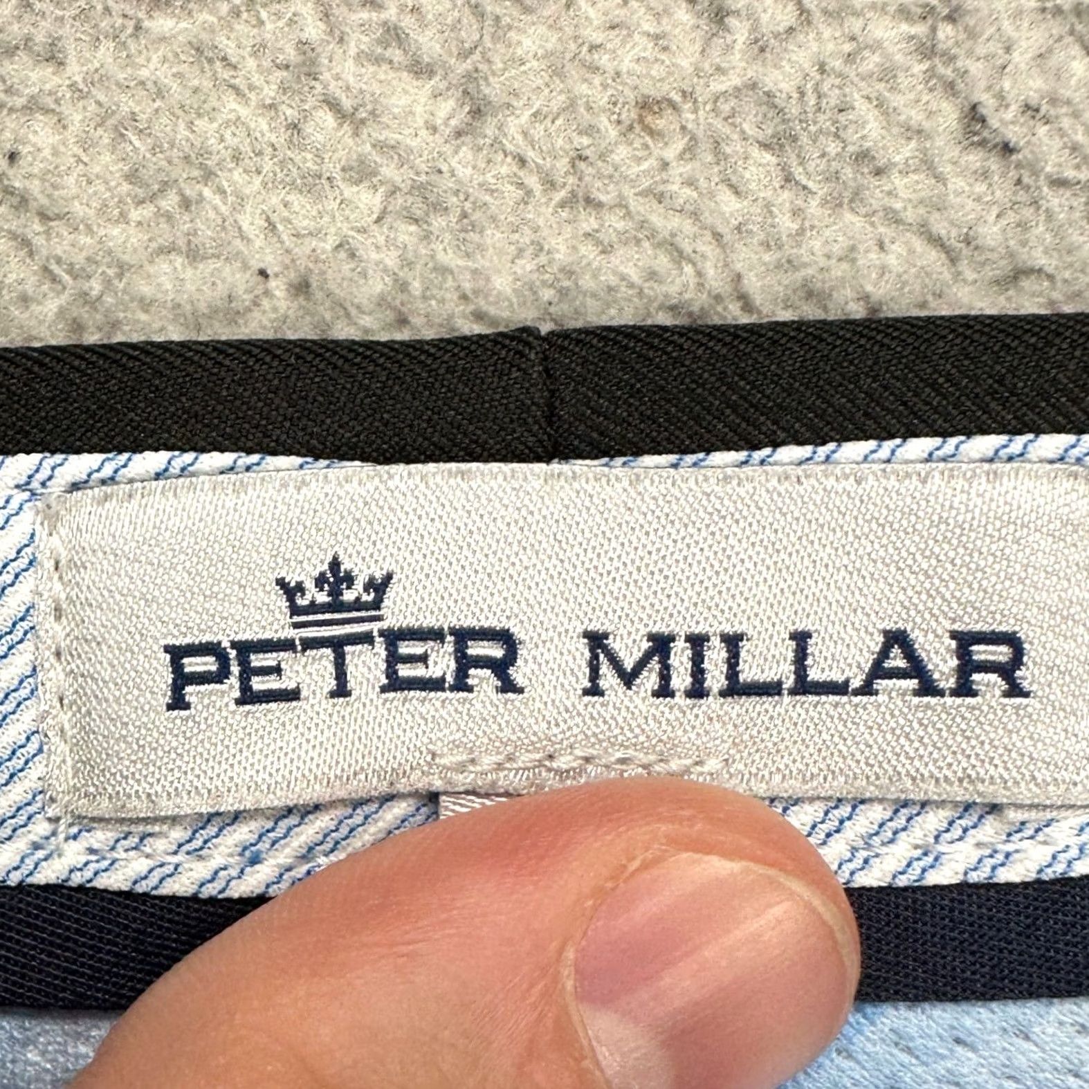 Peter Millar Peter Millar Mens Chino Golf Shorts Black 42 Performance Tech Flat Front Pocket Size US 42 / EU 58 - 3 Thumbnail
