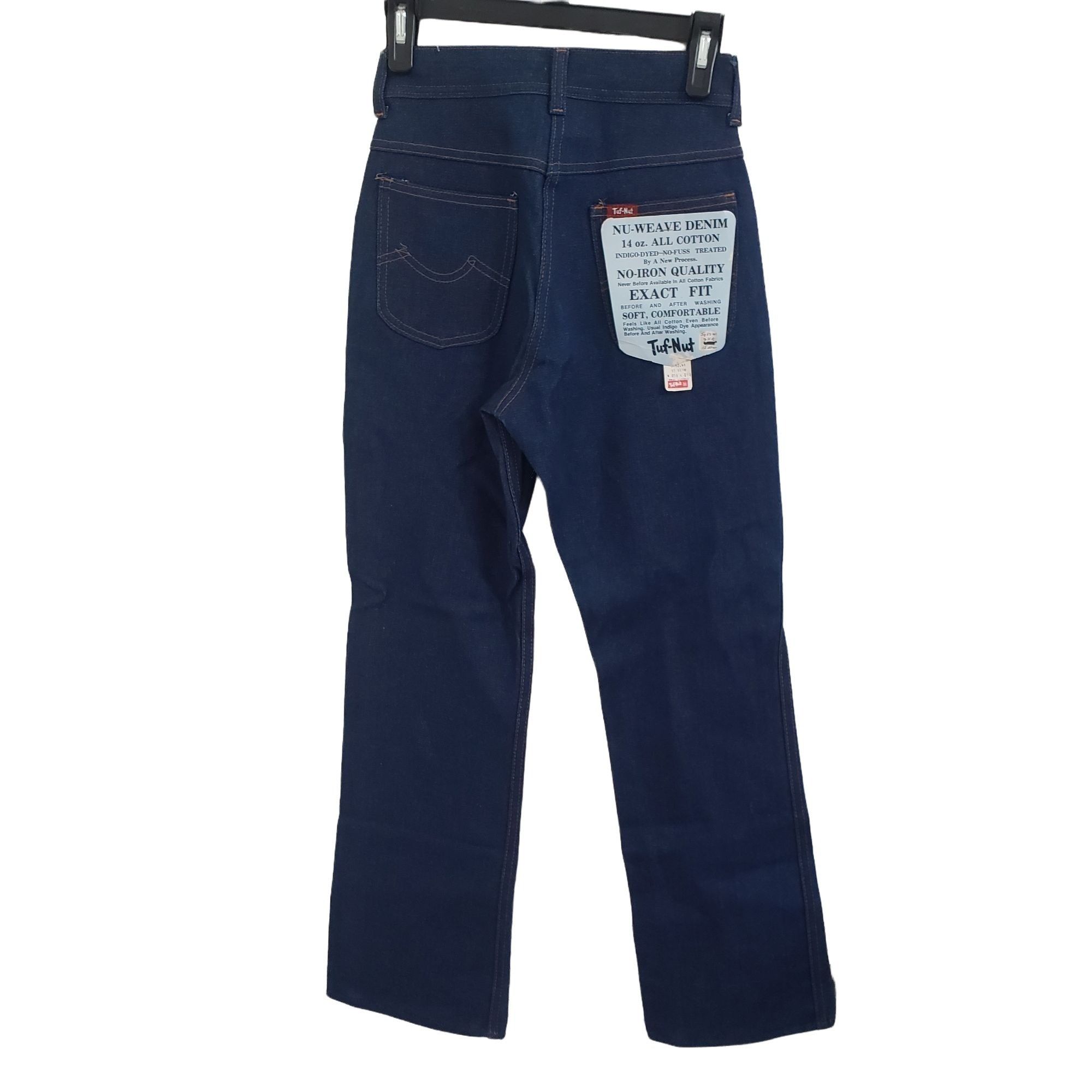 Other VTG 60s Tuf-Nut Nu-Weave Denim Jeans 15 Slim USA Made High W Size 29" - 1 Thumbnail