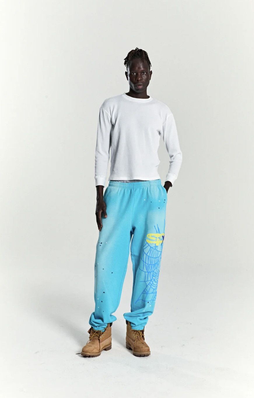 Sp5der SP5DER Heavy Web Sweatpants Size US 31 - 3 Thumbnail