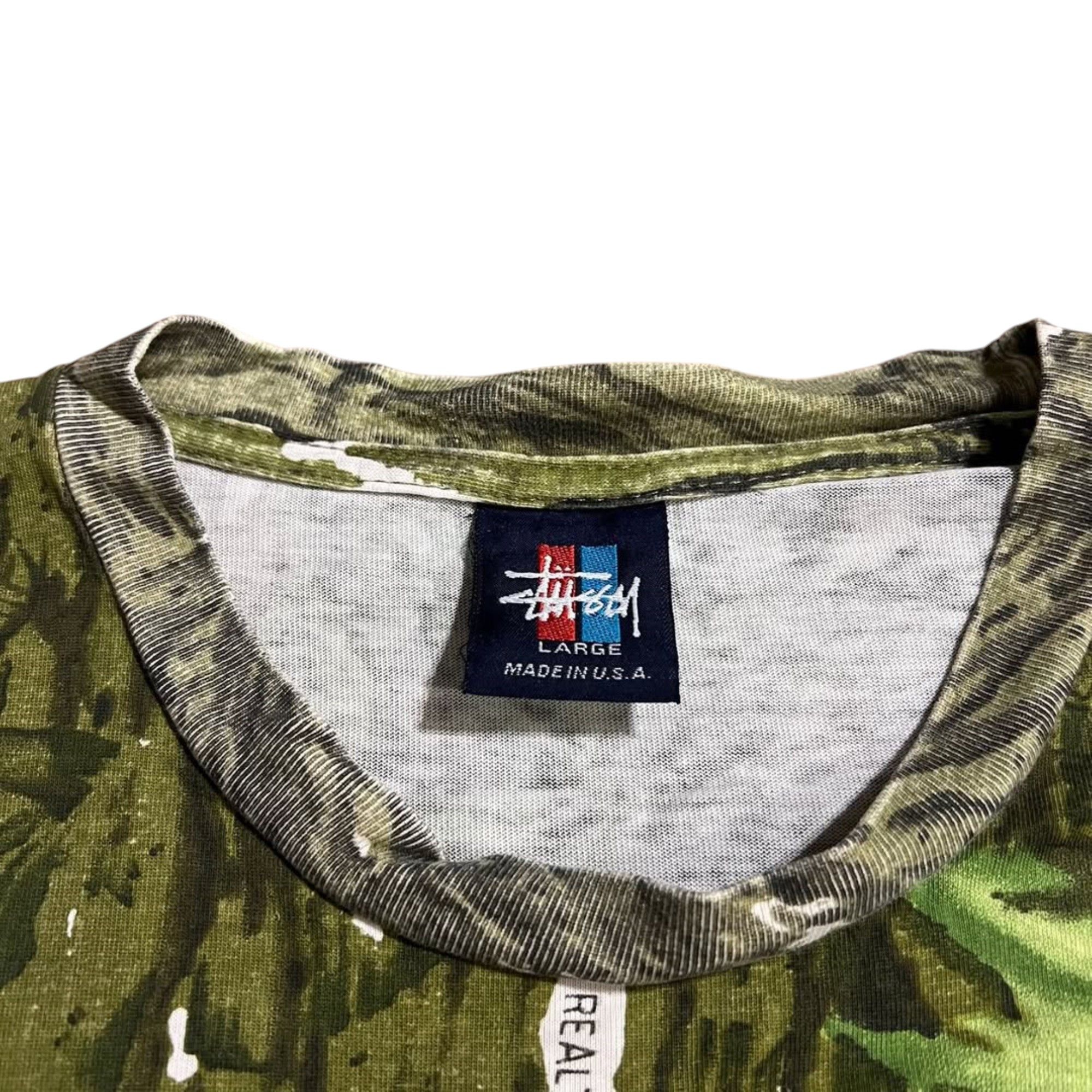 Stussy Vintage 1900s Stussy Realtree All Over Print T-Shirt Size US L / EU 52-54 / 3 - 3 Thumbnail