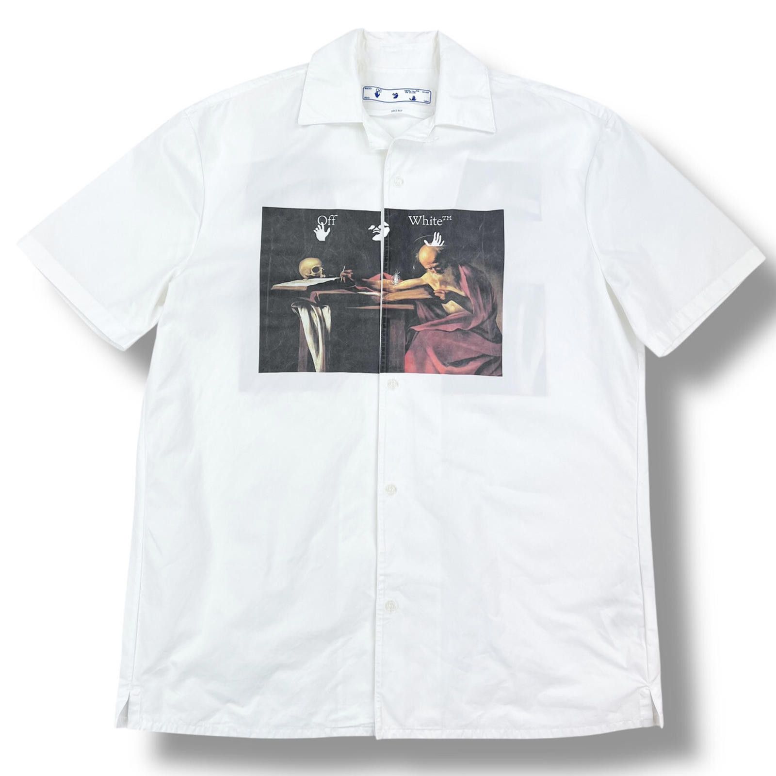 Off-White Off-White Caravaggio White Shirt Size US M / EU 48-50 / 2 - 2 Thumbnail