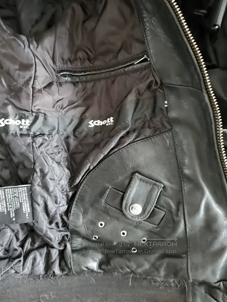 Other Leather jacket with lapel zipper Size US XS / EU 42 / 0 - 4 Thumbnail