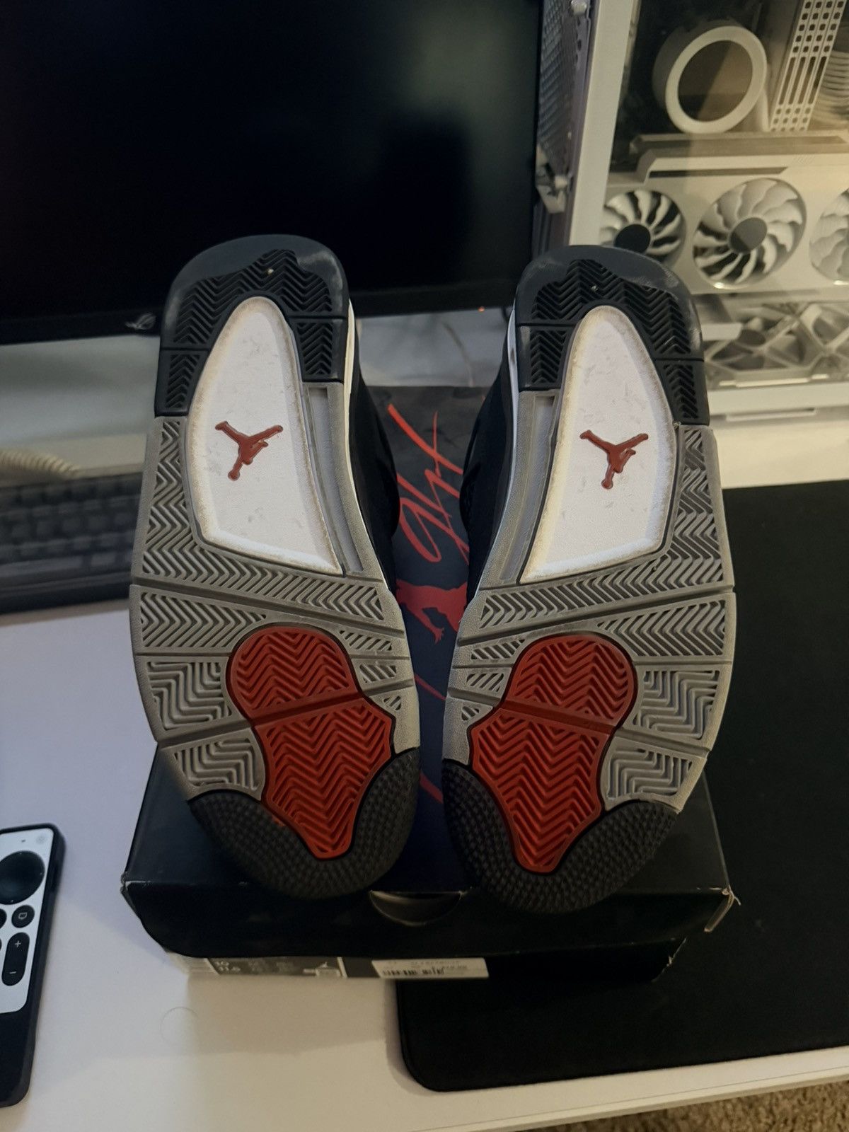 Jordan Brand Jordan 4 Retro RE Black Canvas Size US 10 / EU 43 - 7 Thumbnail
