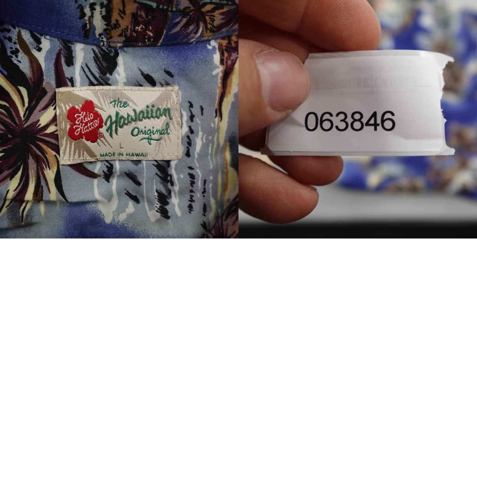 Hilo Hattie Hilo Hattie Hawaiian Shirt Mens Large Blue Floral Palm Tree Aloha Camp Beach Tropical Size US L / EU 52-54 / 3 - 8 Thumbnail