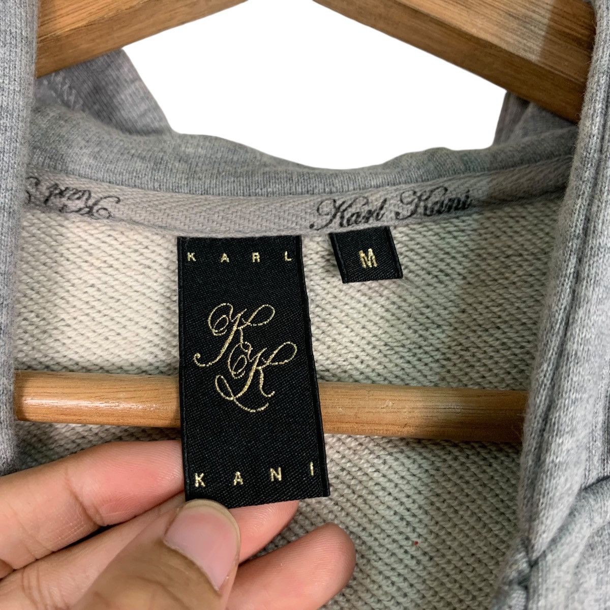 Karl Kani KARL KANI Embroidery Big Logo Sleeveless Hoodies #1244-C56 Size US M / EU 48-50 / 2 - 18 Thumbnail