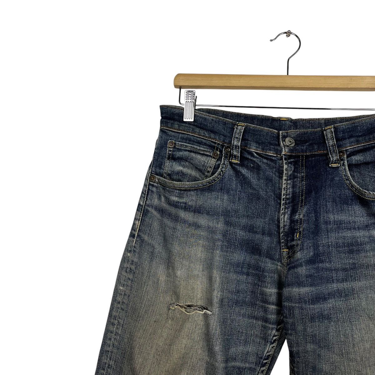 20471120 Vintage Japanese Designer Distressed Denim Jeans Size 30" / US 8 / IT 44 - 6 Thumbnail