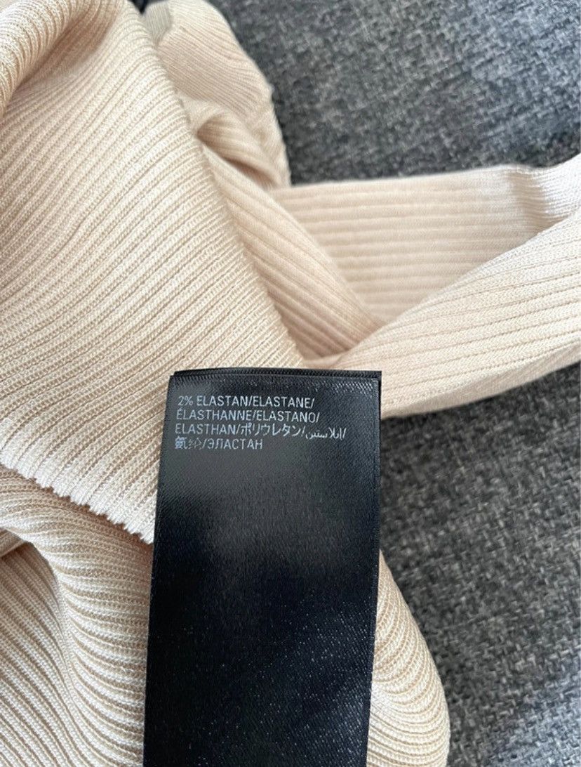 Balenciaga Balenciaga Ribbed Beige Sweater Size M / US 6-8 / IT 42-44 - 13 Thumbnail