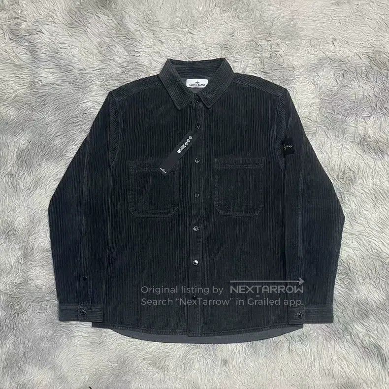 Stone Island Stone Island Corduroy Jacket Coat Grey XL Size US XL / EU 56 / 4 - 1 Thumbnail