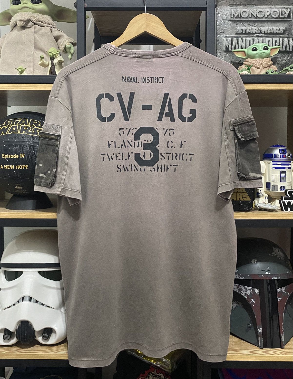 Avirex × Vintage Vintage Avirex Naval District Cigar Pocket Tee Size US XL / EU 56 / 4 - 1 Thumbnail