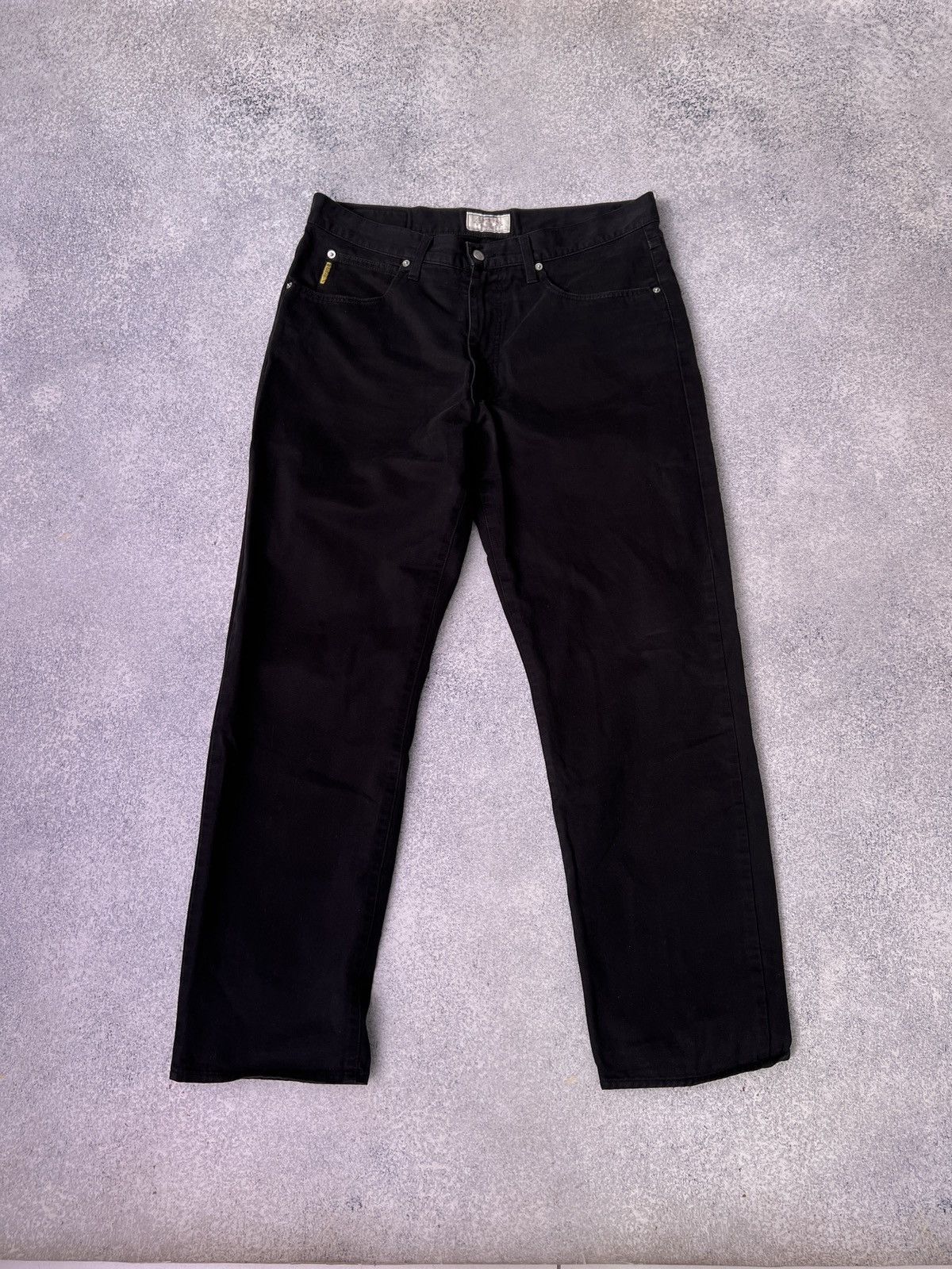 Armani × Designer × Vintage Vintage Armani Jeans Black Pants Size US 32 / EU 48 - 4 Thumbnail