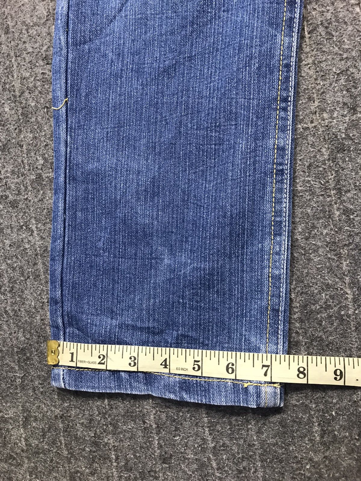 Japanese Brand Bat-su Studio Indigo Denim Back Chekered Printed Size US 28 / EU 44 - 15 Thumbnail