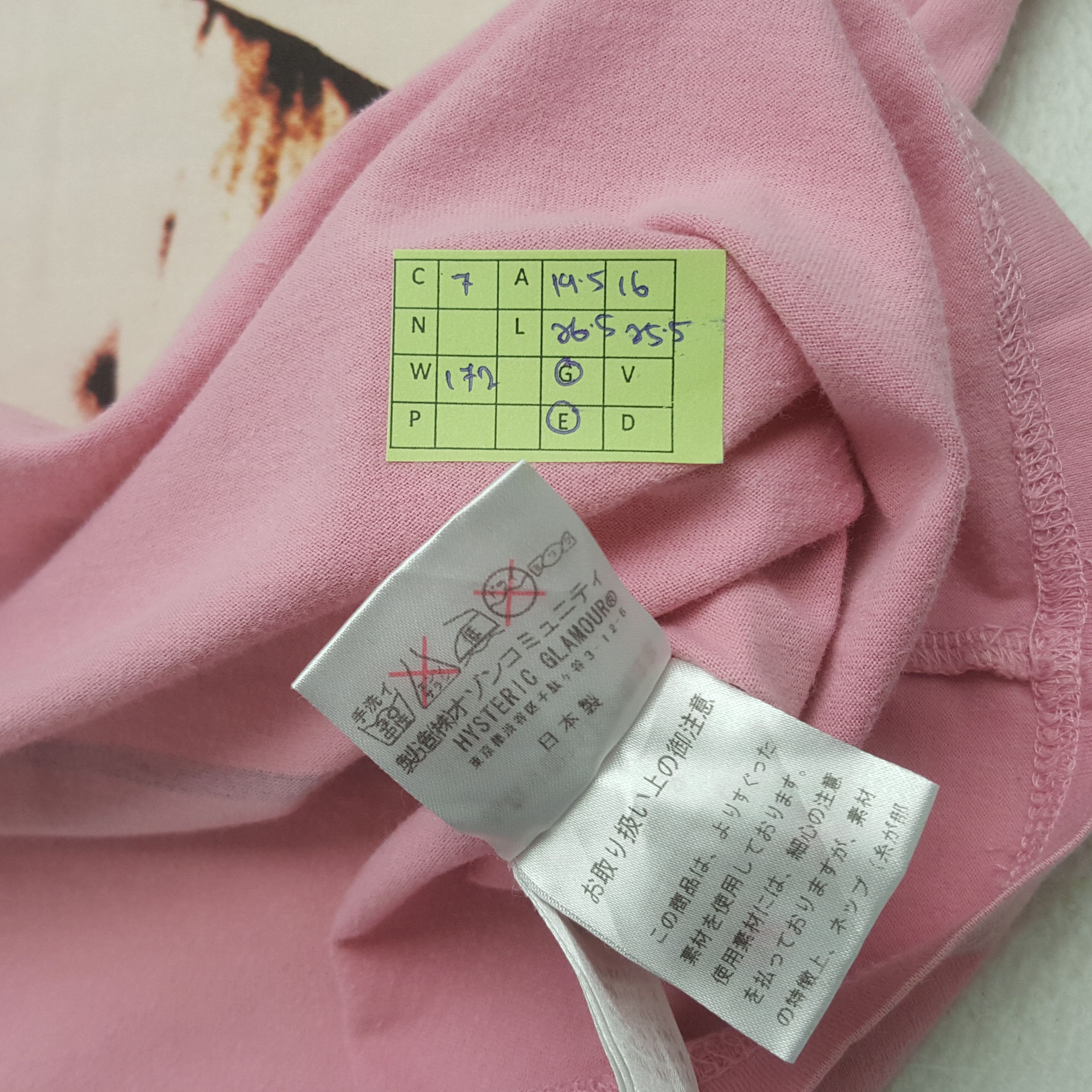 Hysteric Glamour Vintage Hysteric Glamour Japanese Brand Tshirt RR7 Size US M / EU 48-50 / 2 - 8 Thumbnail