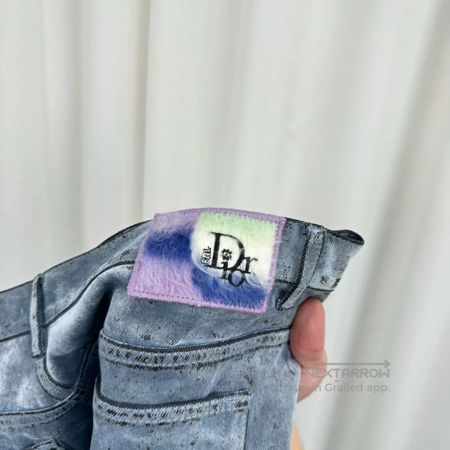 Dior dior erl blue gray denim shorts size w34. Size US 34 / EU 50 - 5 Thumbnail