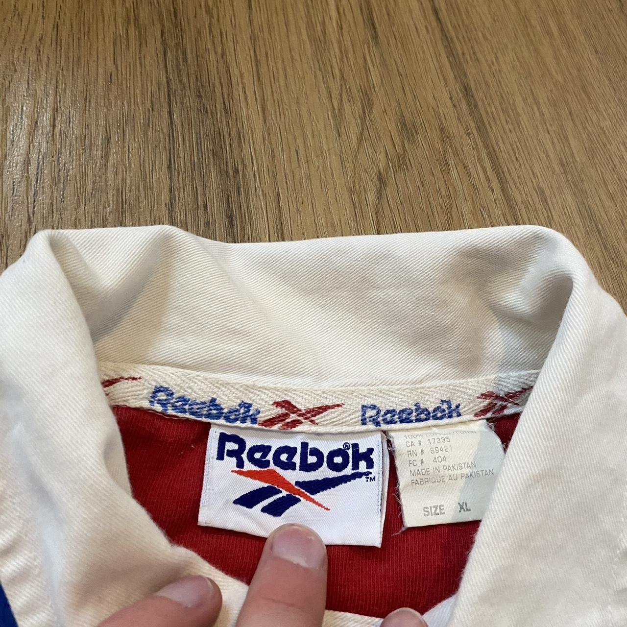 Reebok 90s USA Rugby Reebok long sleeve shirt Size US XL / EU 56 / 4 - 4 Thumbnail